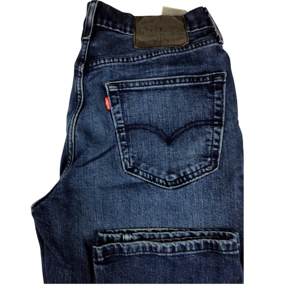 Levi's 550 Relaxed Fit Dark Wash Denim Jeans Mens W32 L34 - Picture 10 of 16